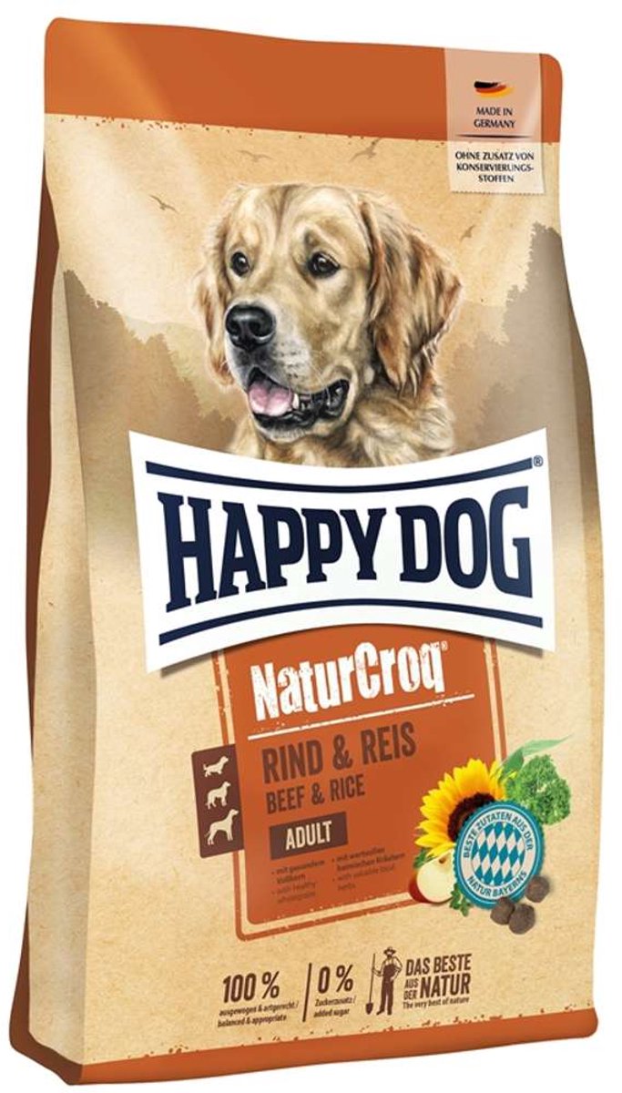 Happy Dog - NaturCroq Rundvlees Rijst - 1kg