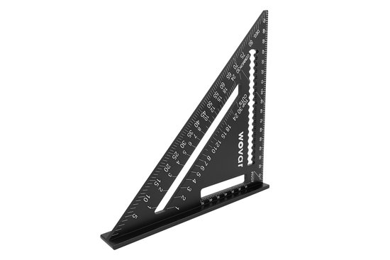 Wovar Triangle de mesure en aluminium | Carré de vitesse | Par pièce