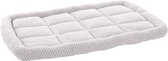 Hondenkussen – Benchkussen – Extra zacht hondenkussen 100,5 x 63,5 cm – Geschikt voor hondenbench en kattenkussen – Flamingo Jacquard Rechthoekig Grijs