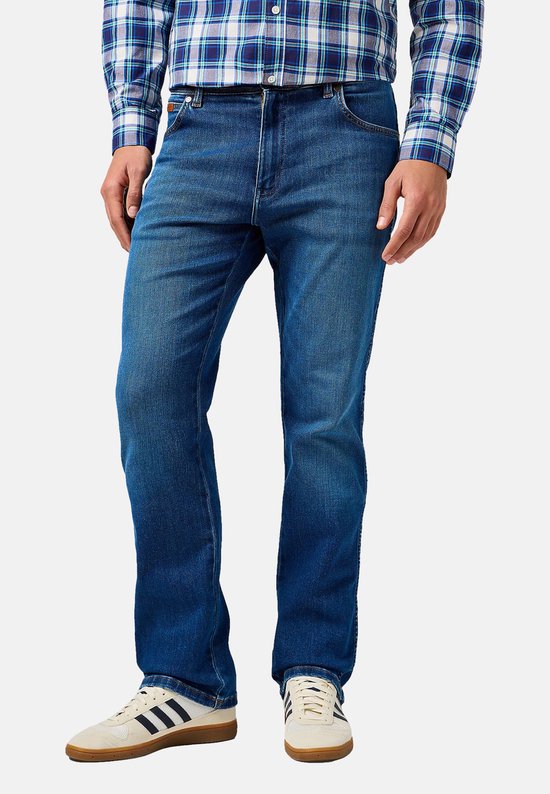 WRANGLER TEXAS VERDANT TONE JEAN DROIT AUTHENTIQUE-HOMME