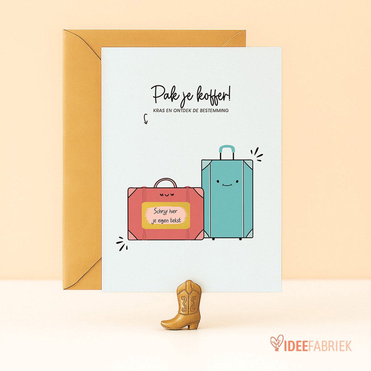 Set van 6 doe-het-zelf cadeaubonnen om te vullen met