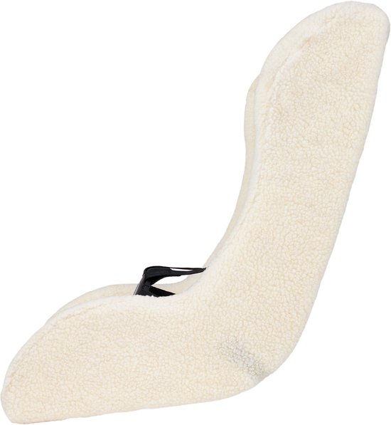 Polisport Mini Pelican Dreumesschaal/Stoelverkleiner voor fietskar of bakfiets - Faux Schapenvacht - 5 puntsgordel van Polisport — afbeelding 2