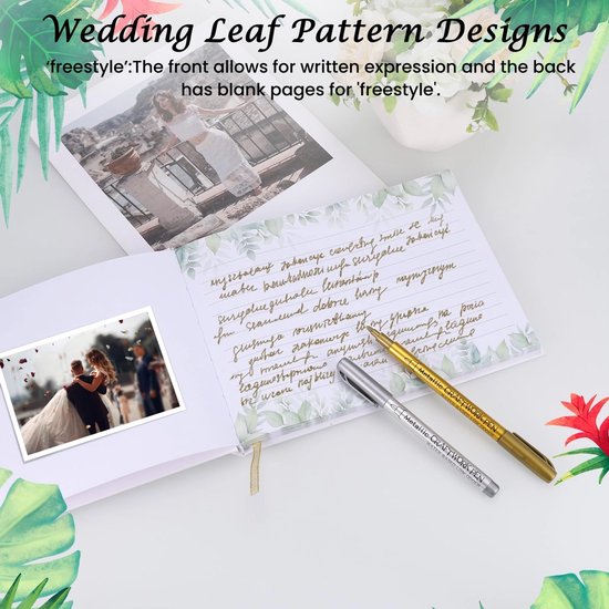 Merry Expressions Livre d'or de mariage et stylo, couverture noire et finition argentée – 23 x 18 cm – Livre d'or Polaroid à couverture rigide 100 pages – Livre d'or pour mariages Merry Expressions Livre d'or de mariage et stylo, couverture noire et finition argentée – 23 x 18 cm – Livre d'or Polaroid à couverture rigide 100 pages – Livre d'or pour mariages
