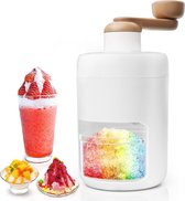 BOTC Slushy Maker - Ice Crusher - Ice Shaver - Ijsvergruizer - Schaafijs Maker - Handmatig - Wit