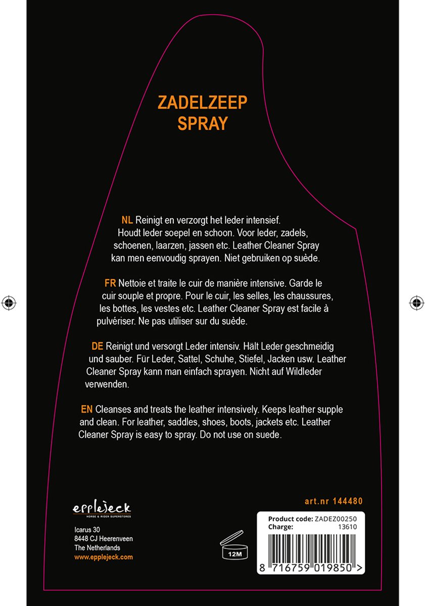 Epplejeck Zadelzeep Epplejeck Spray