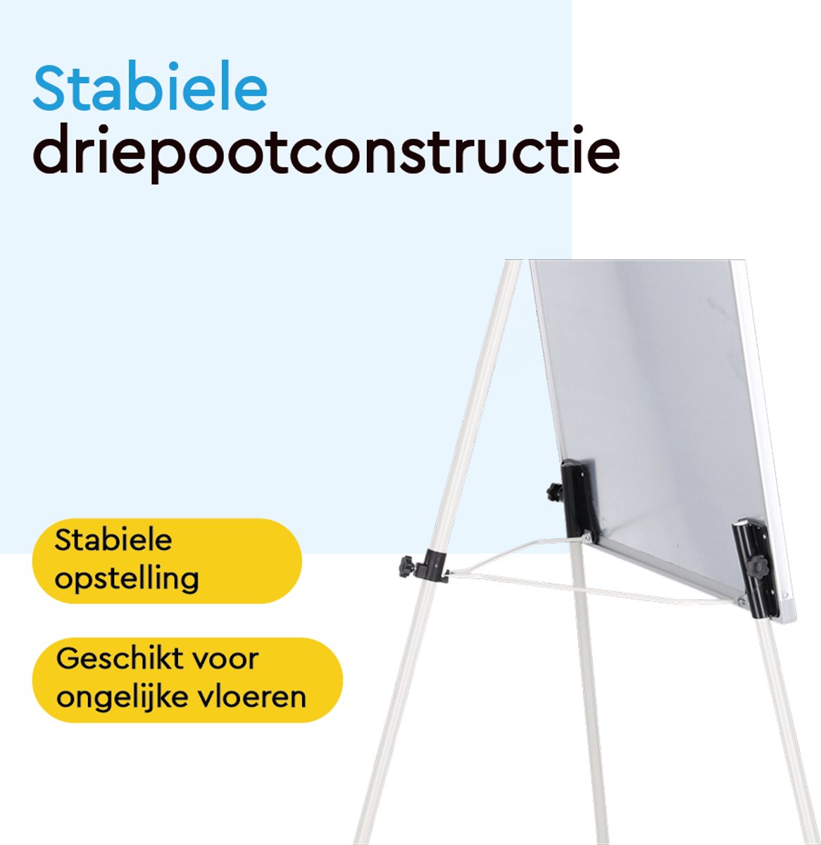 BRASQ Flipover - Verstelbaar Whiteboard - 70x100cm thumbnail 2