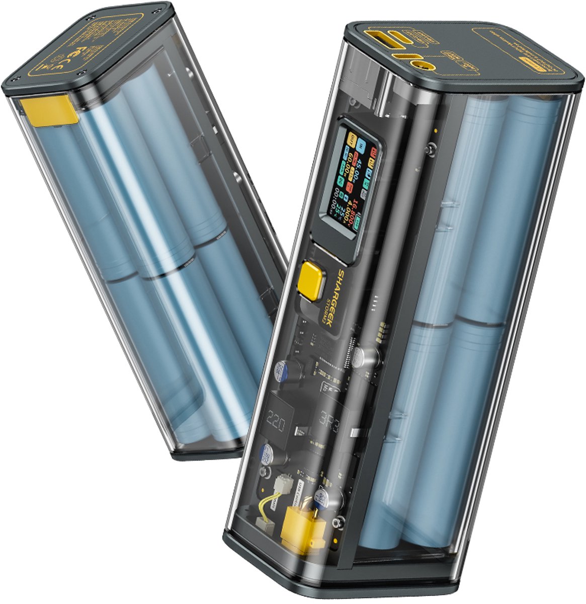 SHARGE Storm 2 Powerbank Transparant