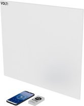 VOLT Verwarmingspaneel - Infrarood Paneel - Warmtepaneel - 450W - Wit - Infrarood paneel badkamer - Met thermostaat - IP54