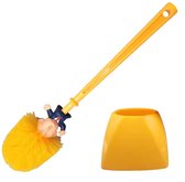 Brosse de toilette Donald Trump | Brosse | WC | Nettoyage | Sanitaires | Salle de bains | Nettoyage | Hygiène | Accessoire | Drôle | Cadeau de blague | satirique | Parodie | Humour | Cadeau | Fou | Drôle |