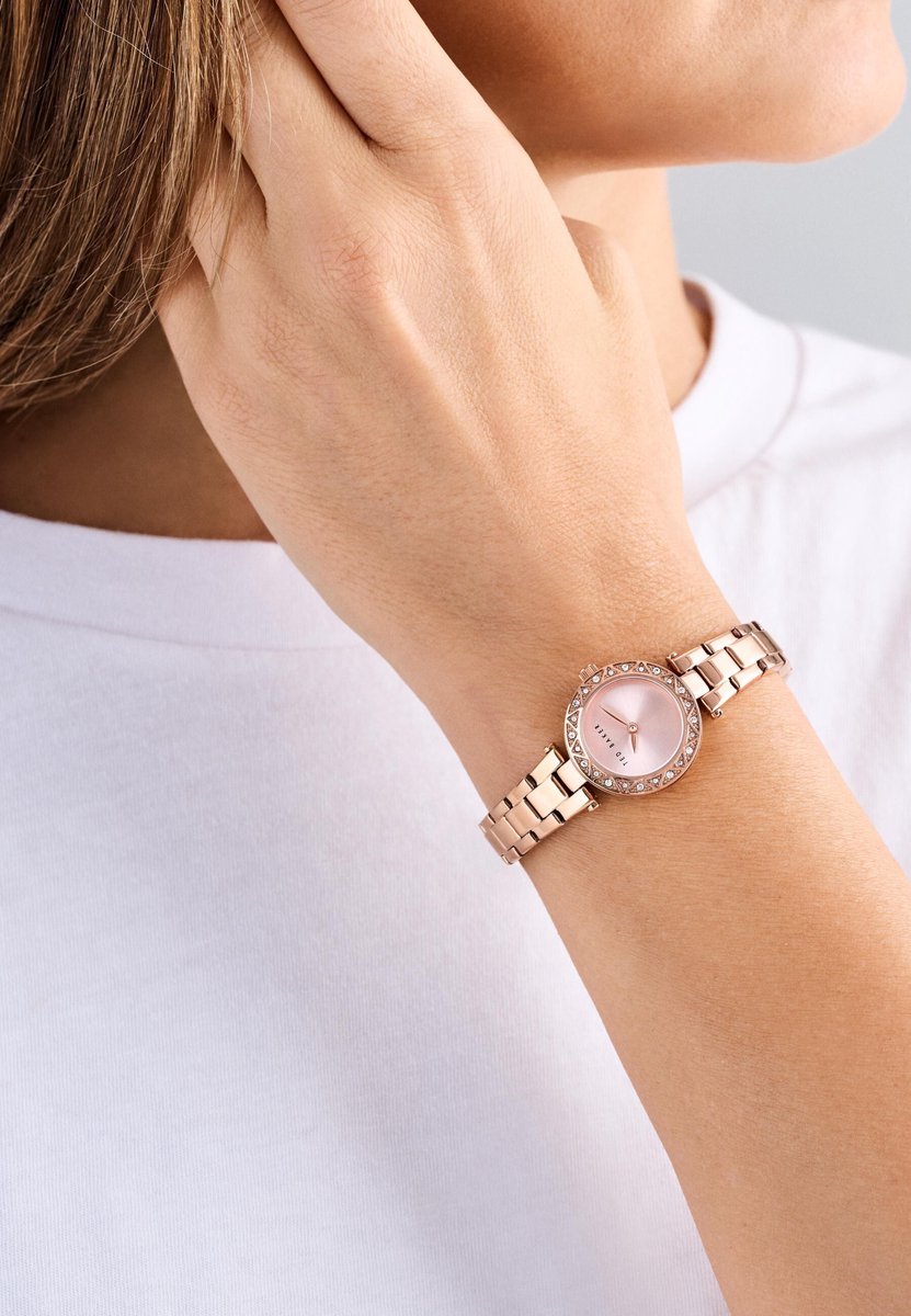 Ted Baker Jolyye Quartz Analoog Horloge Roségoudkleur Kast: 100% Roestvrij Staal | Armband: 100% Roestvrij Staal 24 BKPJLS504W0