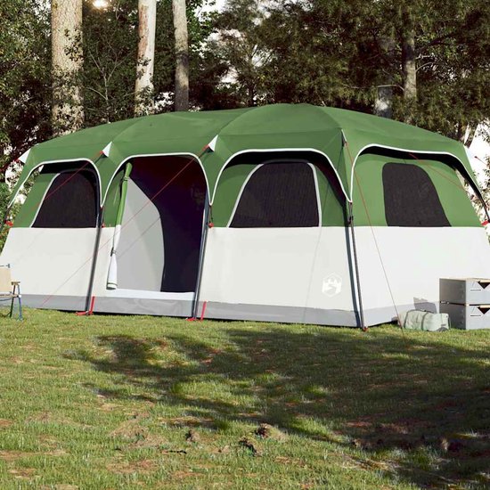 vidaXL - Gezinstent - 9-persoons - waterdicht - groen van Vidaxl — afbeelding 5