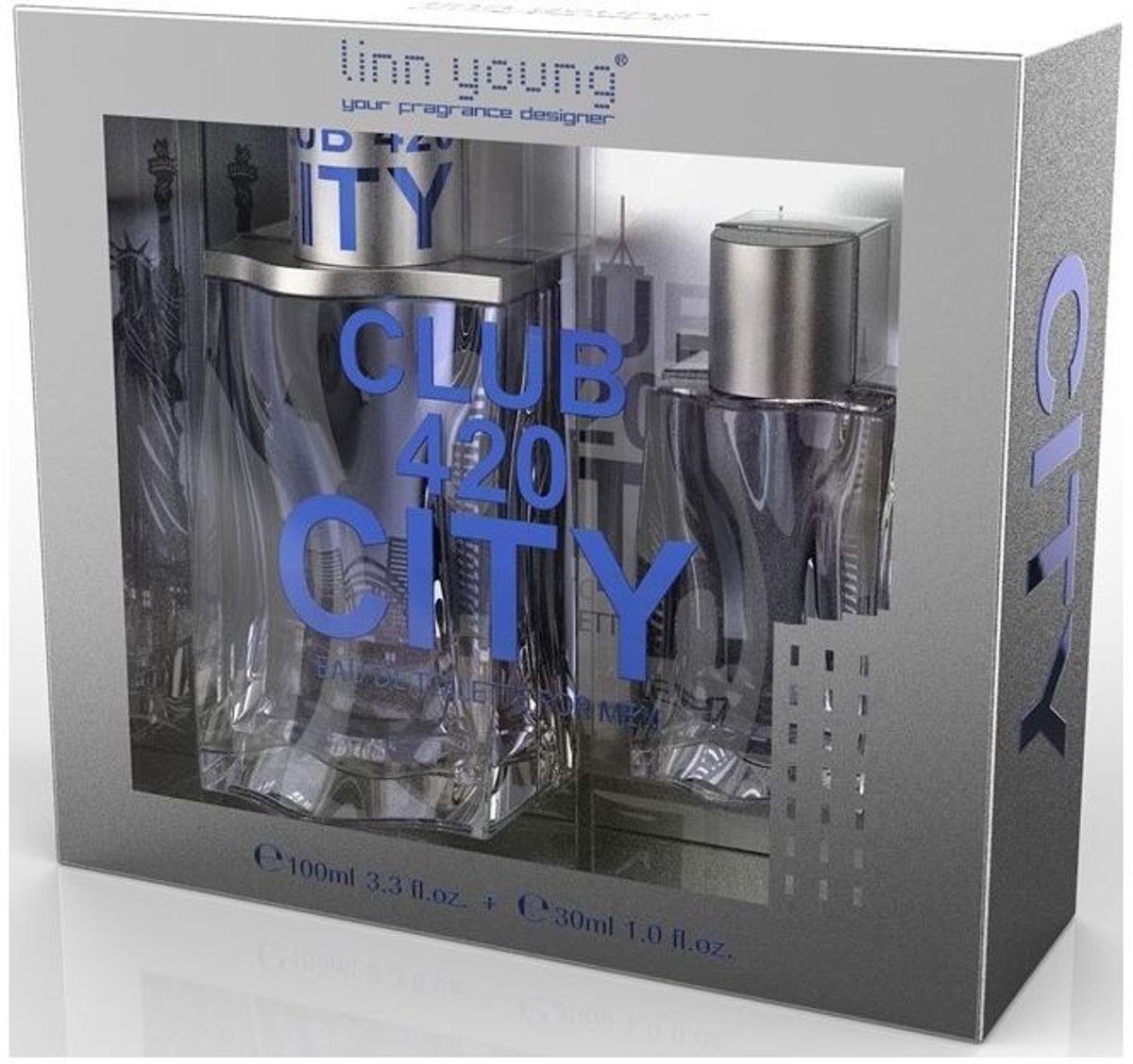 Linn Young Club 420 City Men Giftset Eau de Toilette 100ml + 30ml