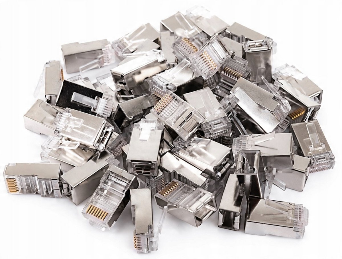 JMS FTP-RJ45HK - Cat 5e FTP RJ45 Connector tbv Harde Kern FTP Kabel 100 Stuks