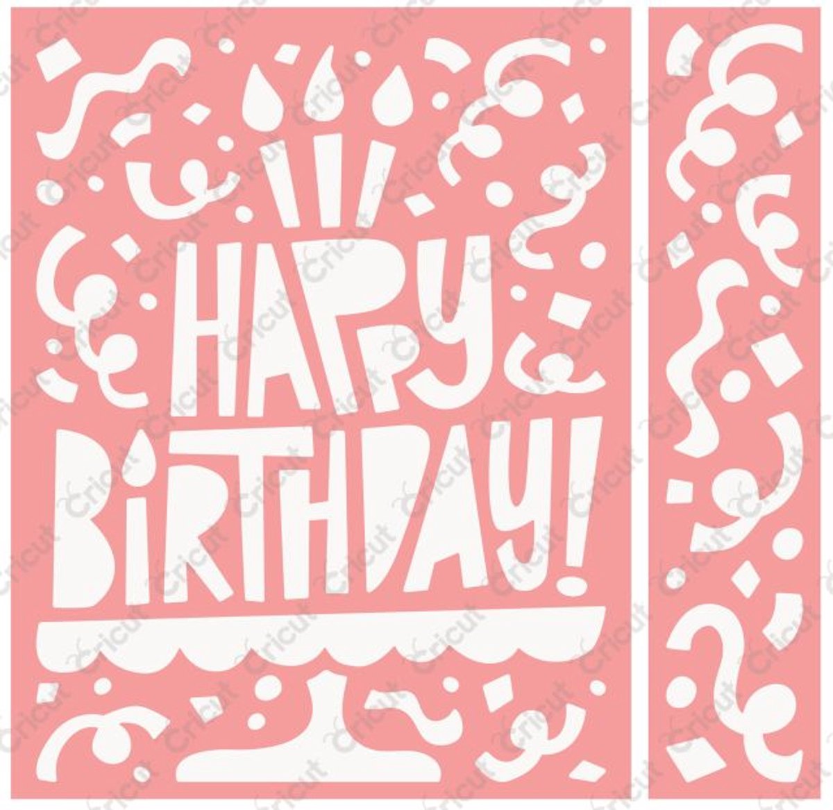 Cuttlebug Embossables Birthday Party