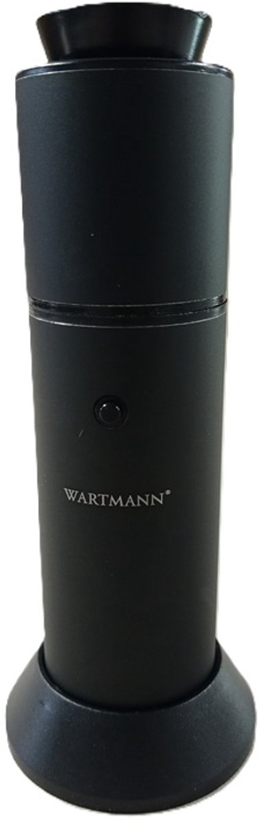 Wartmann Smoking gun mat zwart voor het koud-roken van gerechten [rookpistool] [koud-roken] [food-smoker]