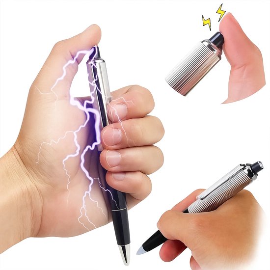 Elektrische Schokpen I Fop Speelgoed Fopartikel I Geeft Een Lichte Schok I Grappige Gag Geschenk I Voor Volwassenen