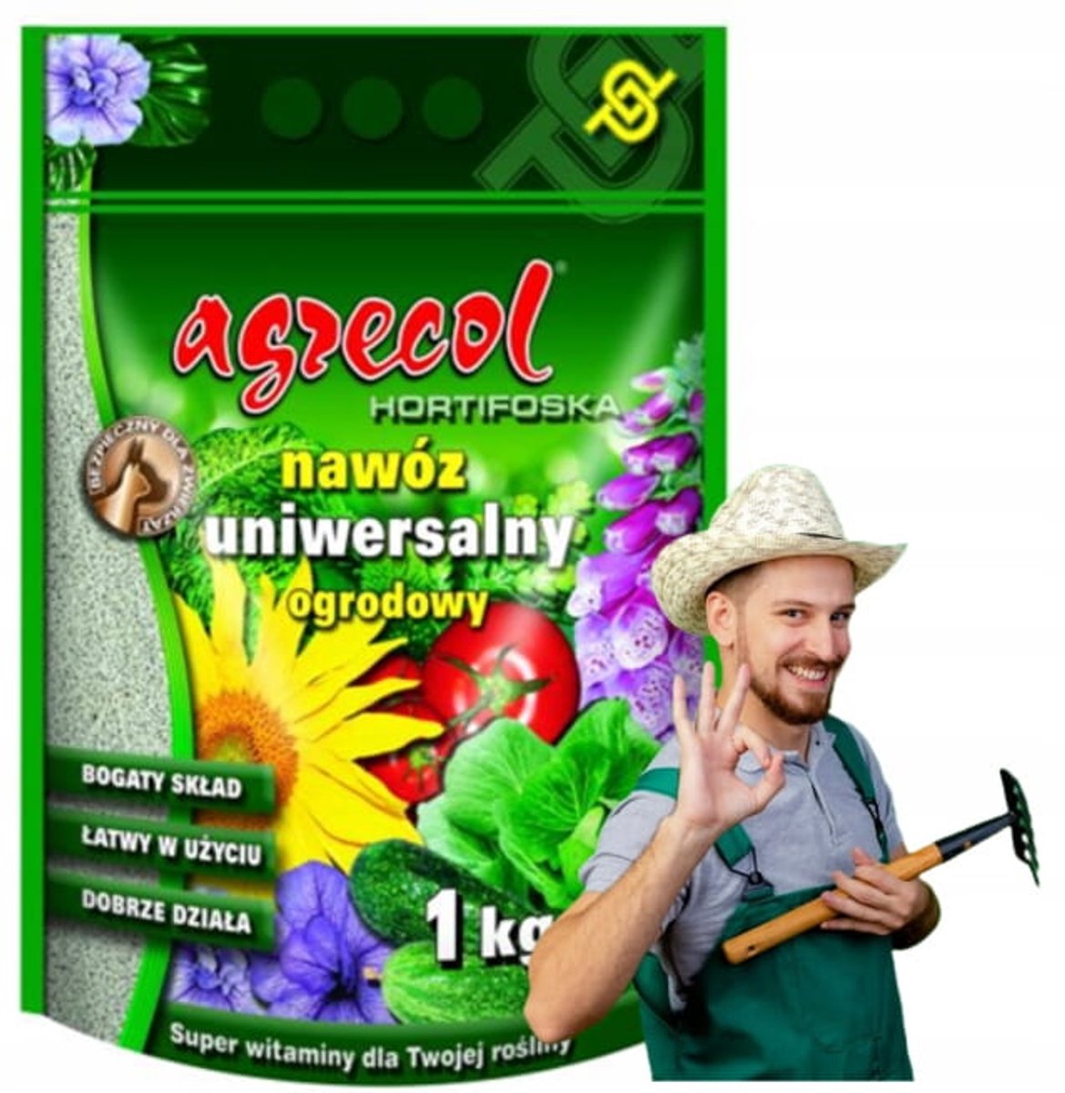 Agrecol Hortifoska Serie - Universele Tuinmeststof - 1kg - Granulair