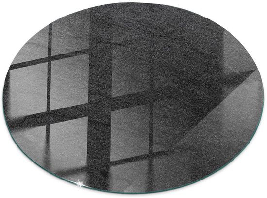 BVDHASDBT Rond tafelblad van gehard glas, dikte 8 mm, 43 cm • 48 cm • 55 cm • 60 cm • 70 cm, rond glazen tafelblad, gehard glas (55 cm