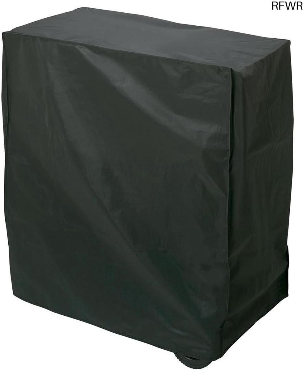 RFWR Beschermhoes voor rechthoekige grill - PEVA - 90 x 65 x 90 cm - Zwart