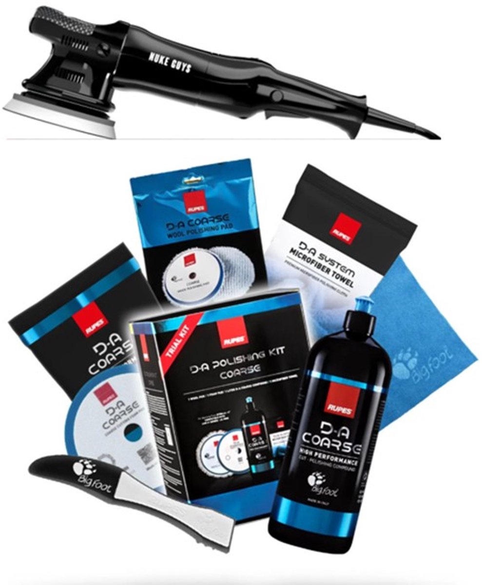 Rupes Trial polijst kit incl Rupes Nuke Guys polijstmachine