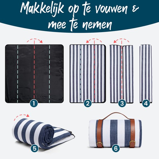 Couverture de pique-nique Sunflake 200 x 200 cm imperméable - XXL - Extérieur