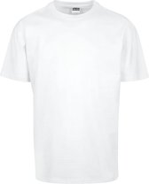 Urban Classics Heavy Oversized Tee Heren T-shirt - wit - 5XL