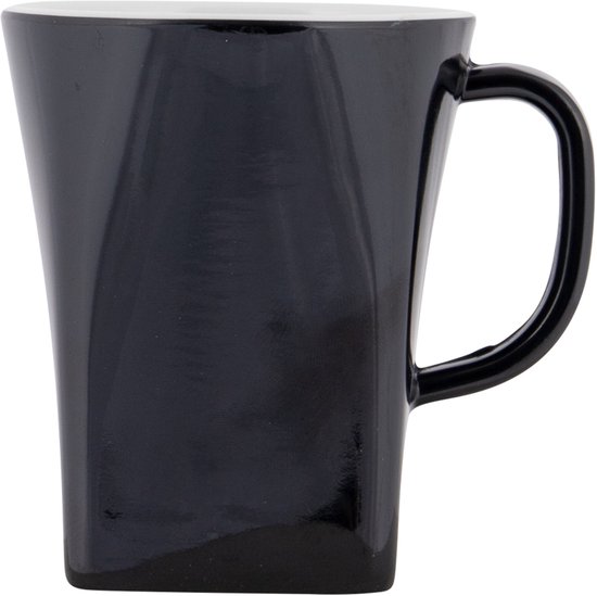 Gimex - Servies - Quadrato - Zwart/Wit - 16-Delig — afbeelding 2