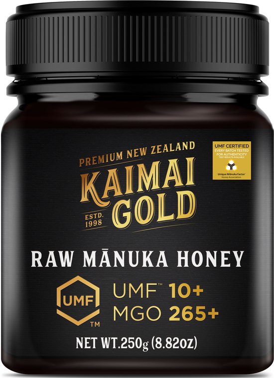 MIEL DE MANUKA UMF® 10+ KAIMAI GOLD / 250g MIEL DE MANUKA / MGO 263+