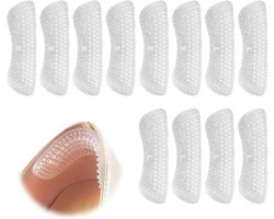 6 paar - schoenen achterhakken sticker - schoenen kleiner - dikker - kleiner halfmeter pad - vrouwen - slijpvoeten beschermen tegen schoenen artifact - dun model (ongeveer 4mm) + dik model (ongeveer 5mm) - doorzichtige kleur