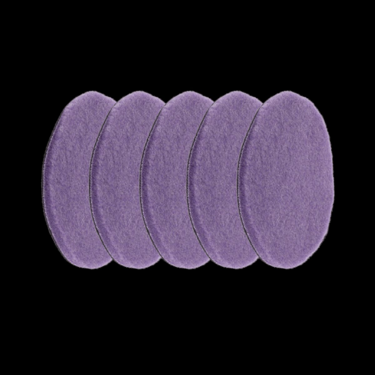 Gecko Foamed Wool Cutting pads Paars 140mm 5 Stuks