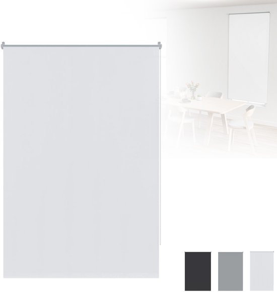 Store enrouleur occultant – Occultant et thermique – Sans Embouts – Wit – 70x160cm – 100% polyester