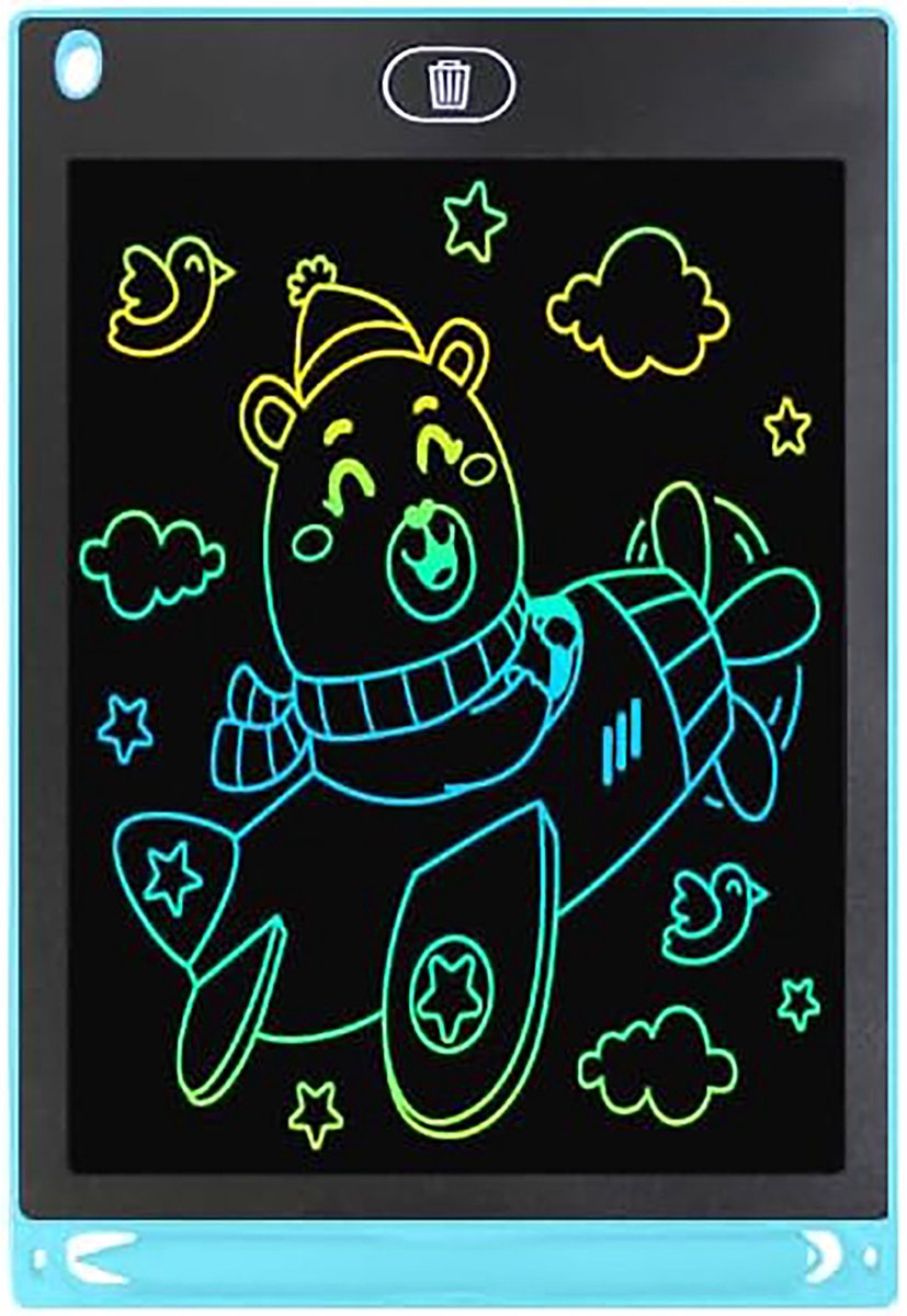 EXCITAT Tekentablet kinderen - LCD-schrijftablet - Draagbare uitwisbare tekentablet - Cadeau voor kinderen van 3-6 jaar - 6,5 inch