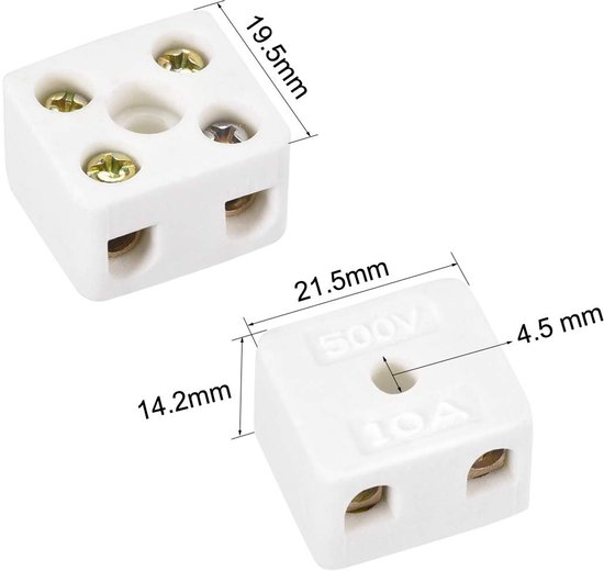 Charnière SOURCING MAP 10Pcs 40 mm x 30 mm Charnières plastique
