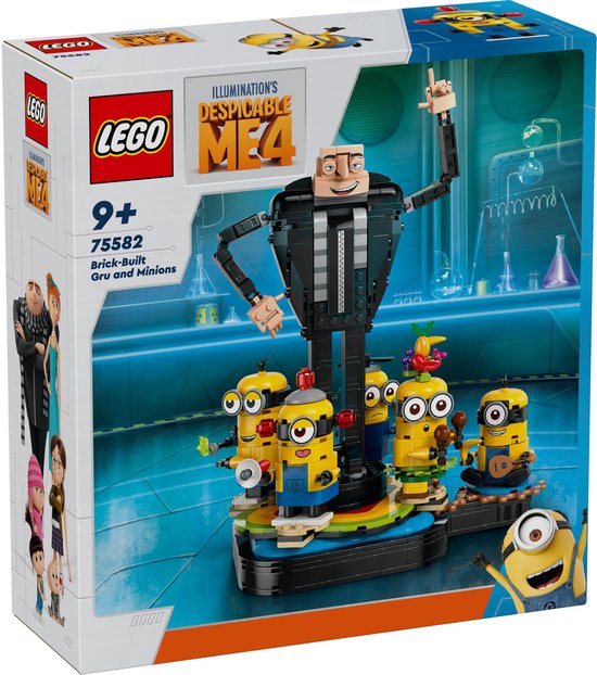 LEGO Despicable Me 4 - Bouwbare Gru en Minions - 75582