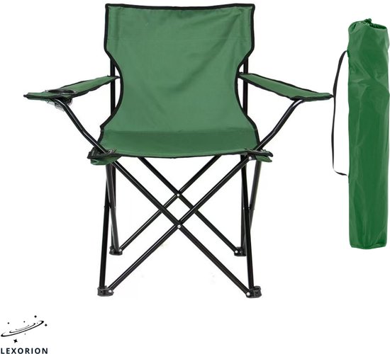 Strixorn Campingstuhl Hochlehner faltbar 120 kg, Klappstuhl Camping leicht, Angelstuhl klappbar mit 2 Seitentaschen, Faltstuhl Ultraleicht für Outdoor, Wandern (04