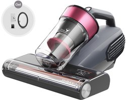 JIMMY BX8 Matrasstofzuiger, met UV-licht, 600 W krachtige zuigkracht, ultrageluid, heteluchttechnologie, LED-scherm en slimme stofsensor, grijs - EU-stekker