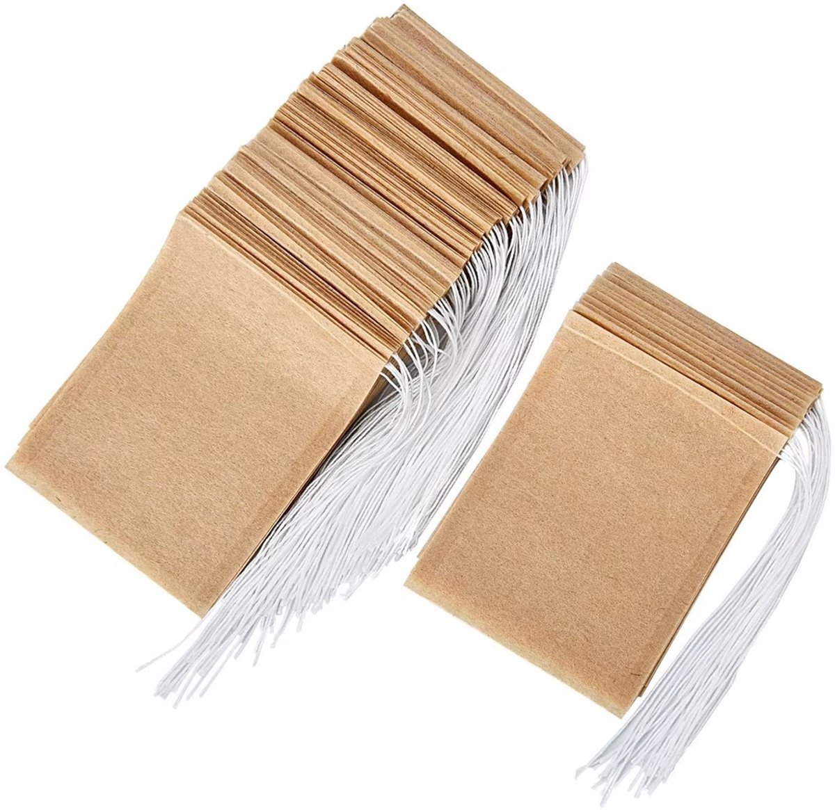 Thee-eieren 200 Stuks - Biologisch Afbreekbaar - 7 x 9 cm