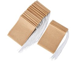 Thee-eieren 200 Stuks - Biologisch Afbreekbaar - 7 x 9 cm