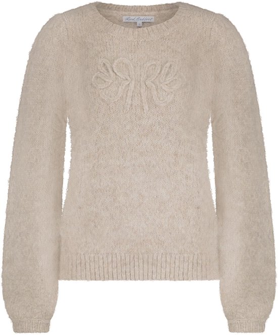 Red Button sweater stone