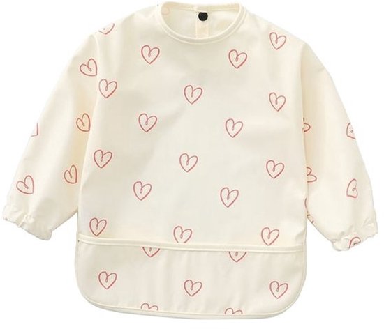 Dutsi - Tablier enfant - Déperlant et ajustable - 6-12 mois - Hartjes