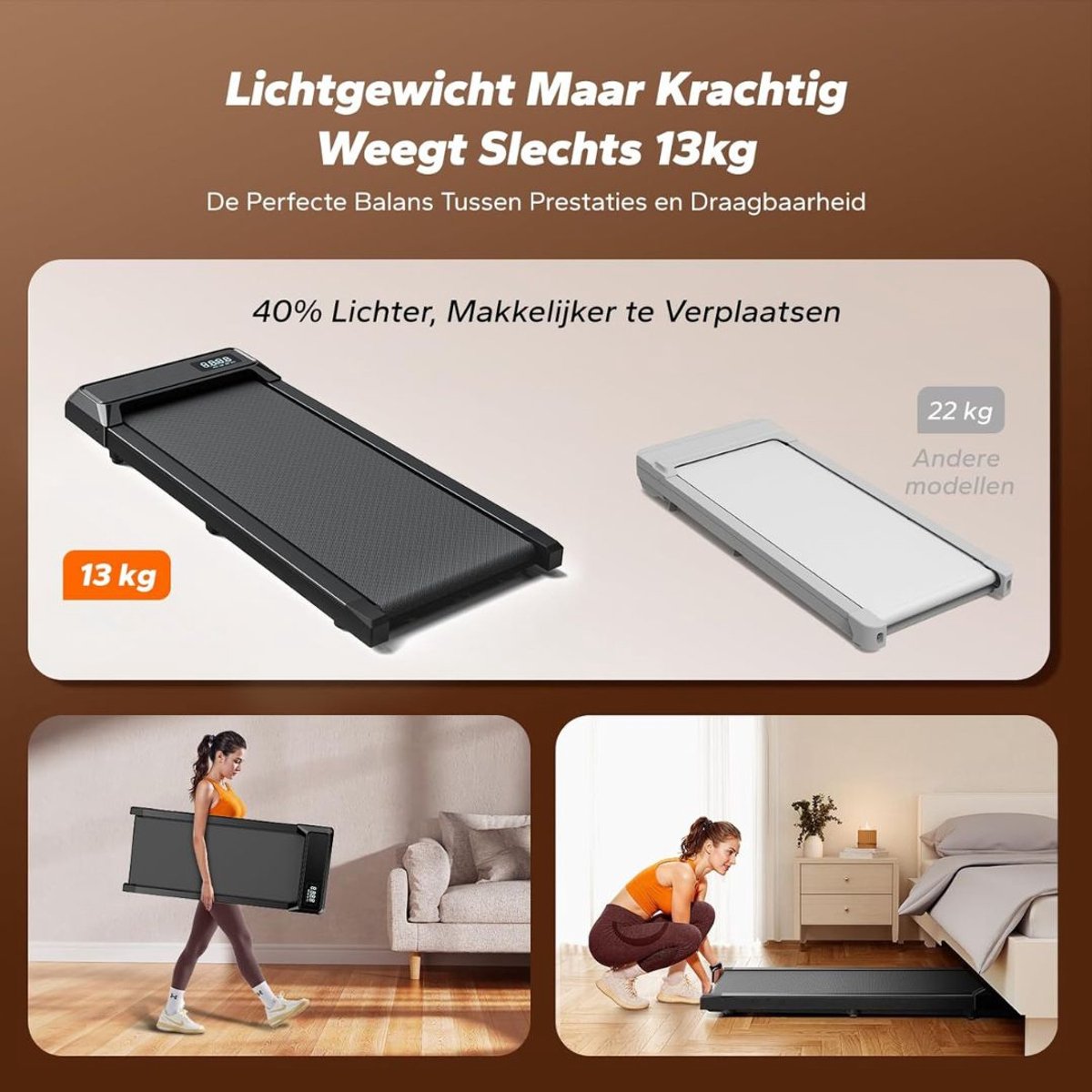 Afbeelding 2 van Walking Pad - Wandelband Fitness - Loopband Elektrisch