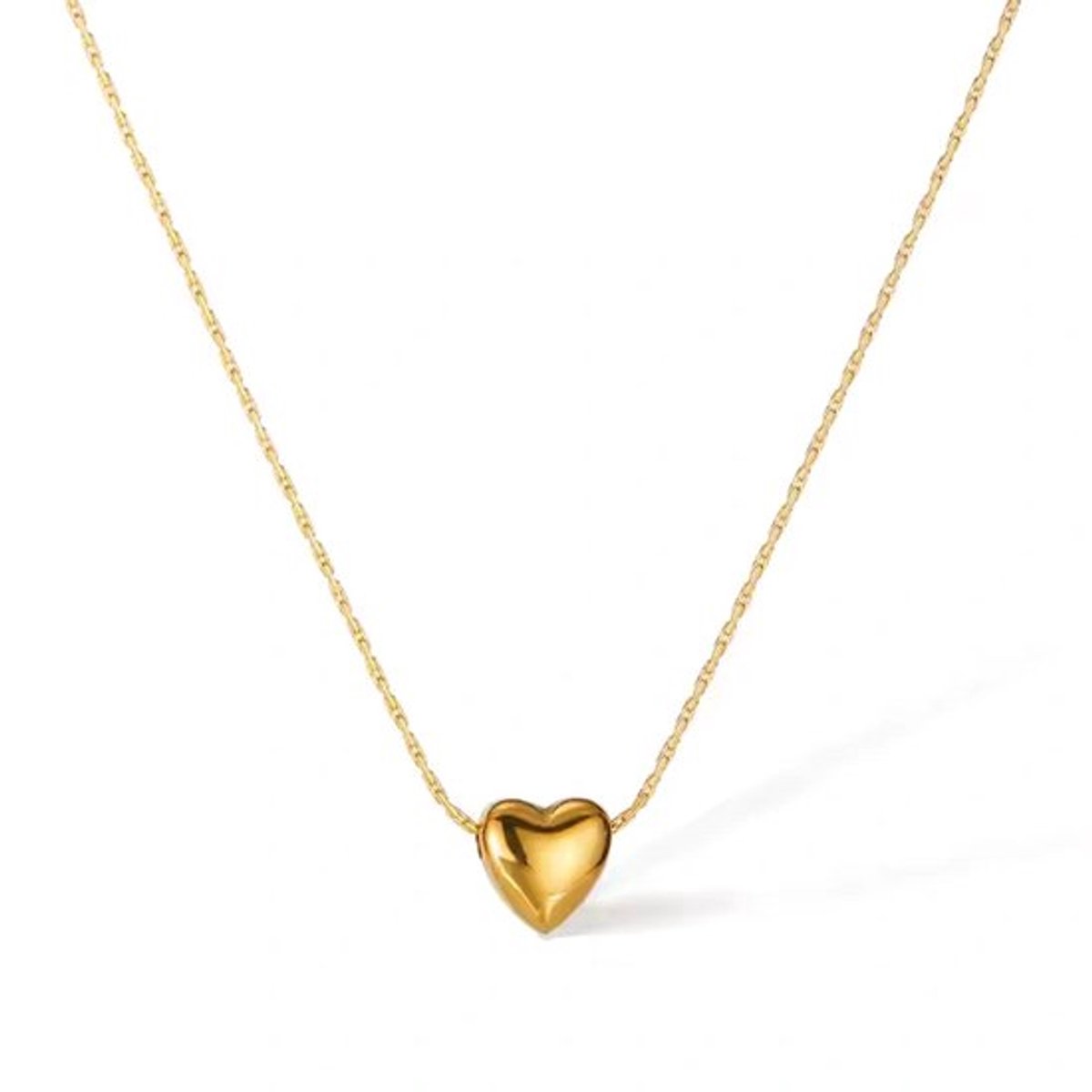Eterna Jewellery© | Gouden Ketting Dames – Eternal Heart – 18K Goud Verguld – Duurzaam & Hypoallergeen – Cadeau voor Haar – Trendy 2025