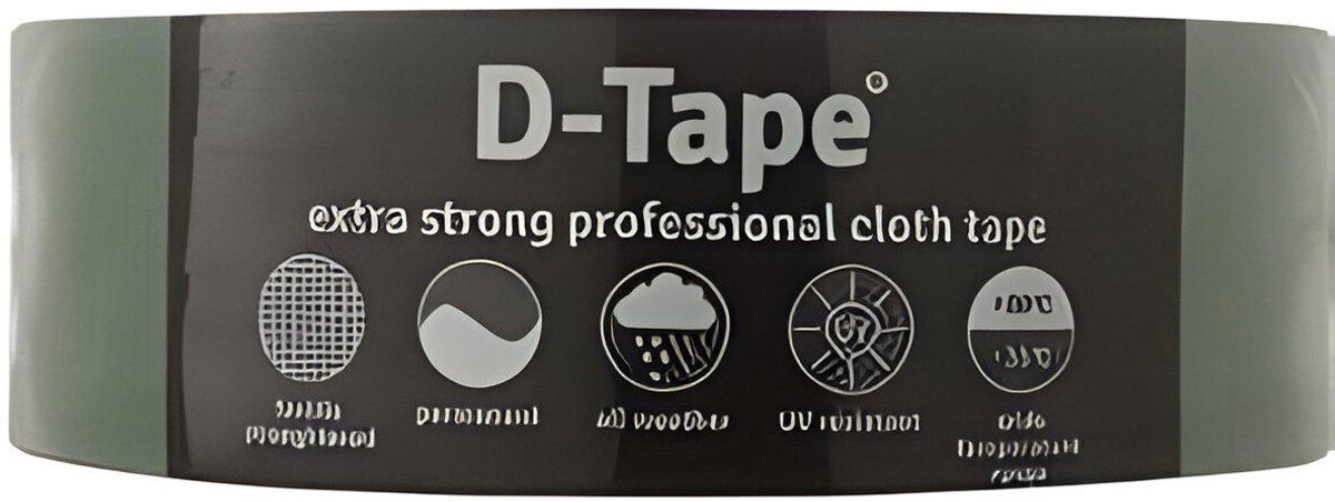 D-TAPE Permanent groen 50 m x 50 mm