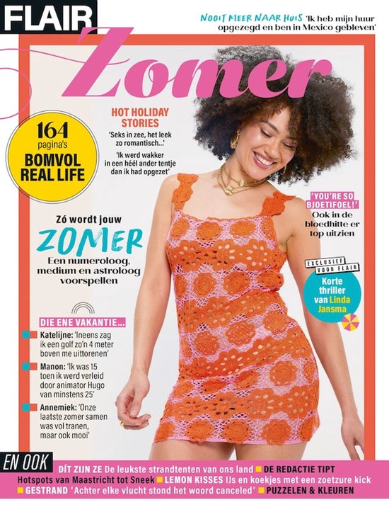 Flair Zomerspecial 2025 – boordevol inspirerende verhalen, tips en interviews – 164 pagina’s