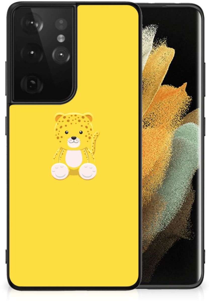 Samsung Galaxy S21 Ultra Hoesje Baby Leopard