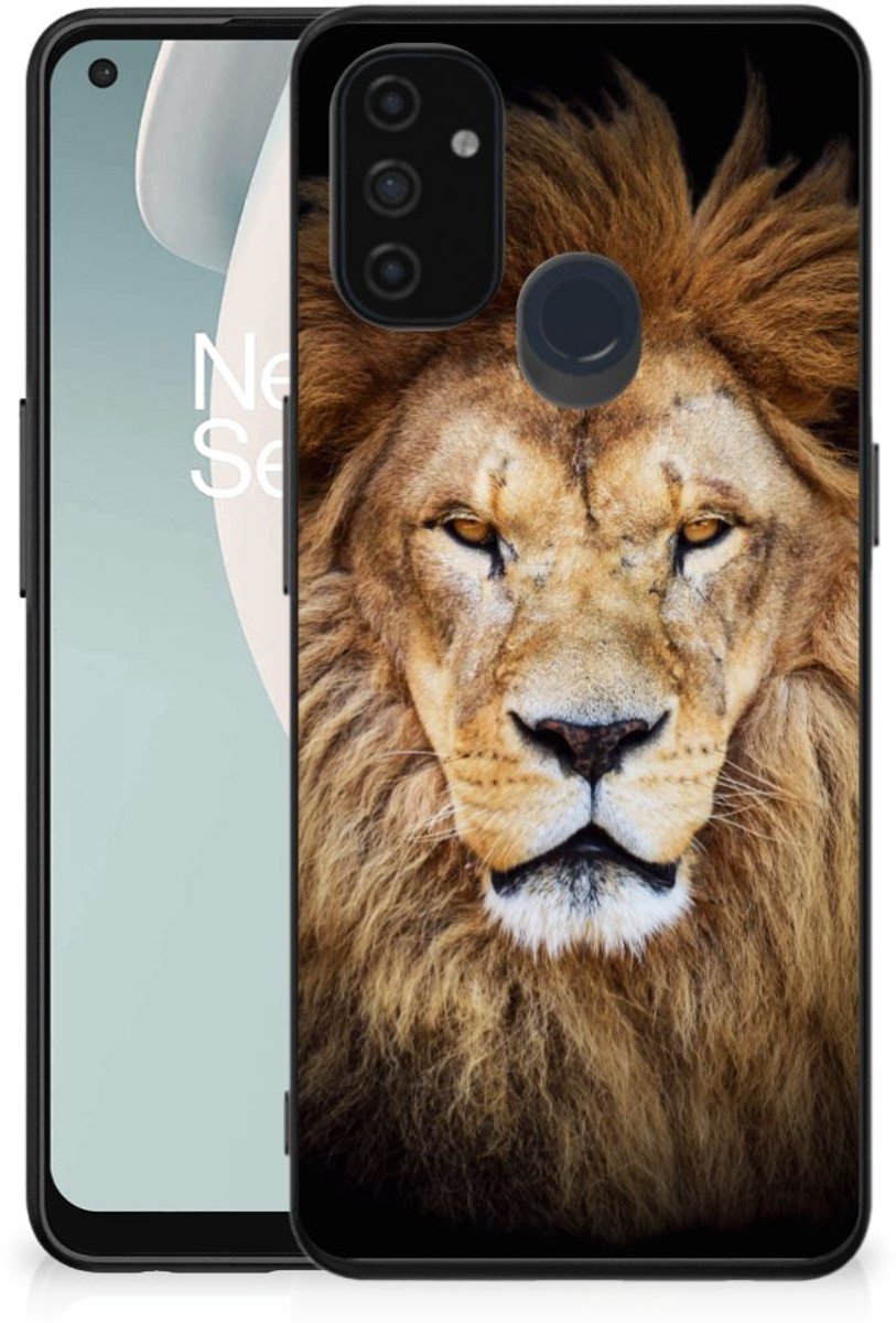 OnePlus Nord N100 Dierenprint Telefoonhoesje Leeuw