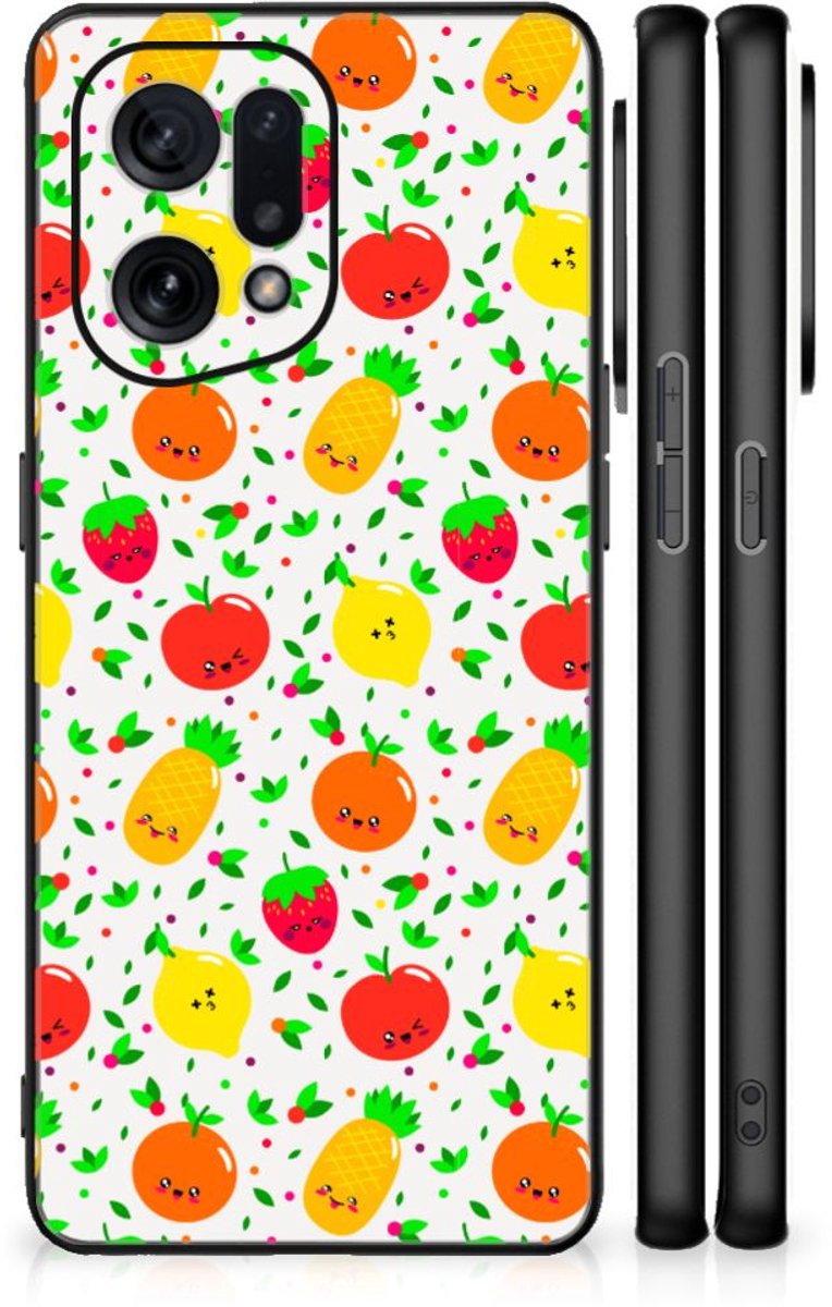 OPPO Find X5 Back Cover Hoesje Fruits