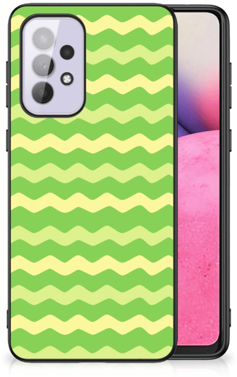 Samsung Galaxy A33 5G Back Case Waves Green
