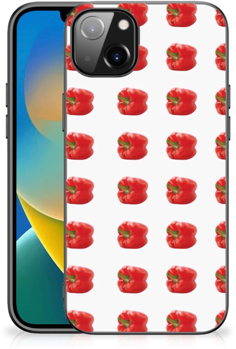 iPhone 14 Plus Back Cover Hoesje Paprika Red