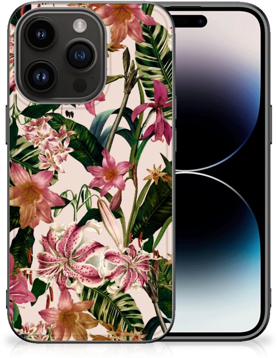 iPhone 15 Pro Bloemen Hoesje Flowers